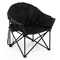 Folding Moon Camping Chair with Padded Seat, Cup Holder and Carrying Bag
